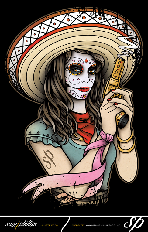 Mexican Day of the Dead Girl