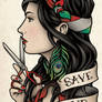 Save Your Scissors Tattoo