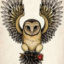 Tasmanian Masked Owl Tattoo