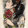 Stars and Thorns Forarm Tattoo