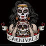 Carnivale Day Of The Dead Gypsy Logo