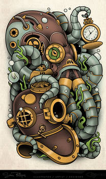 Steampunk Octopus