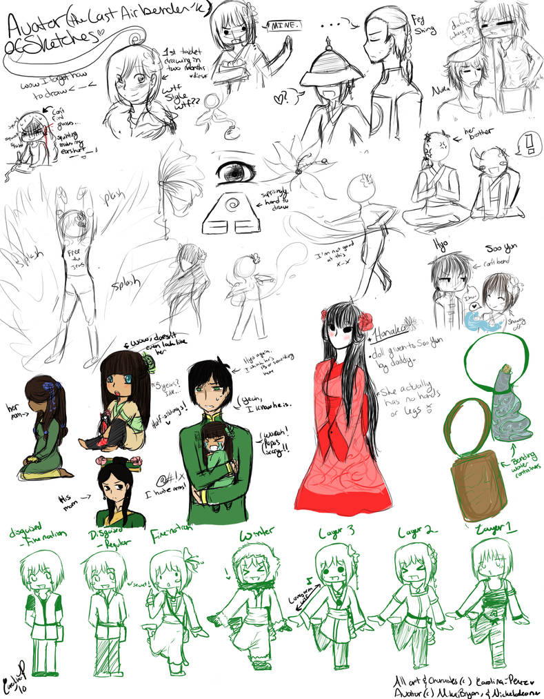 ATLA: OC sketches by Niyomi on DeviantArt ATLA: OC sketches by Niyomi on DeviantArt
