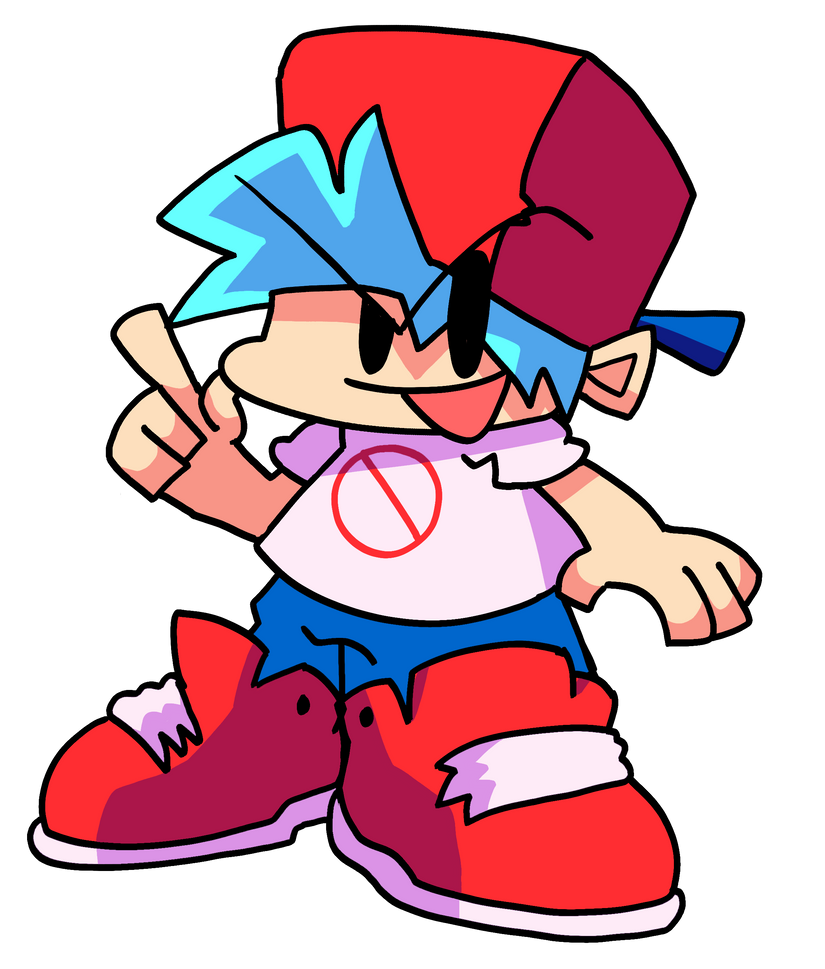 Accurate Boyfriend FNF Render by WaymanHafezi95 on DeviantArt