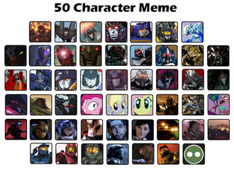 50 Character Meme