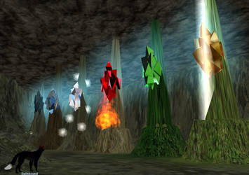 Mystic Caverns Element Crystals