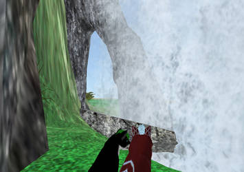 EdenIsland Behind the Falls