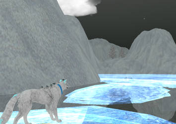 Decembers Pass Icey Runoff