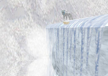 Decembers Pass Frozen Falls