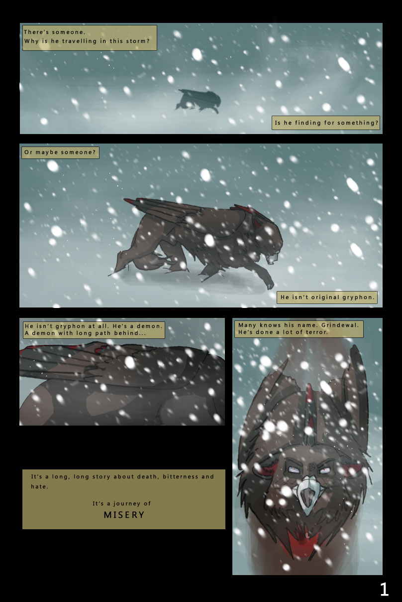 Journey of misery pg. 1