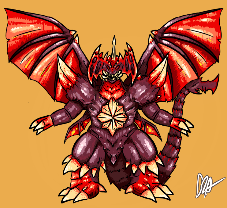 Destroydaah Red Ranger Destroyah by RadicalGator on DeviantArt