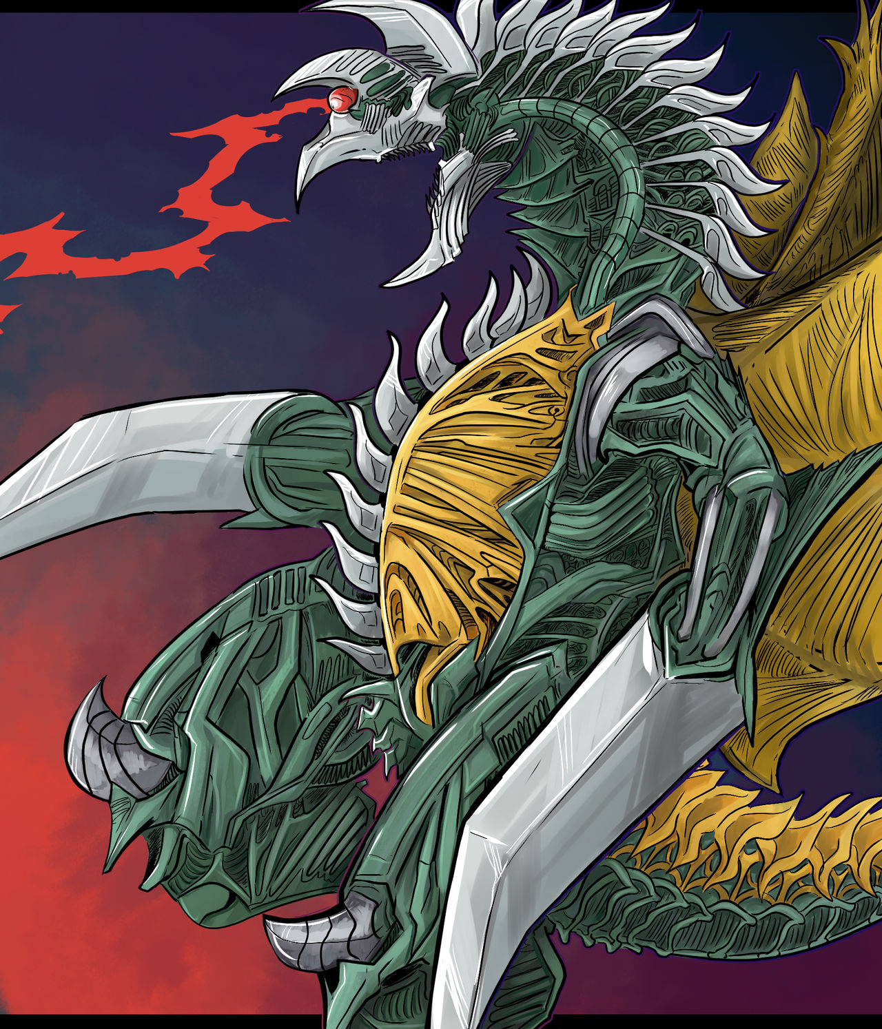 HR Gigan by RadicalGator on DeviantArt
