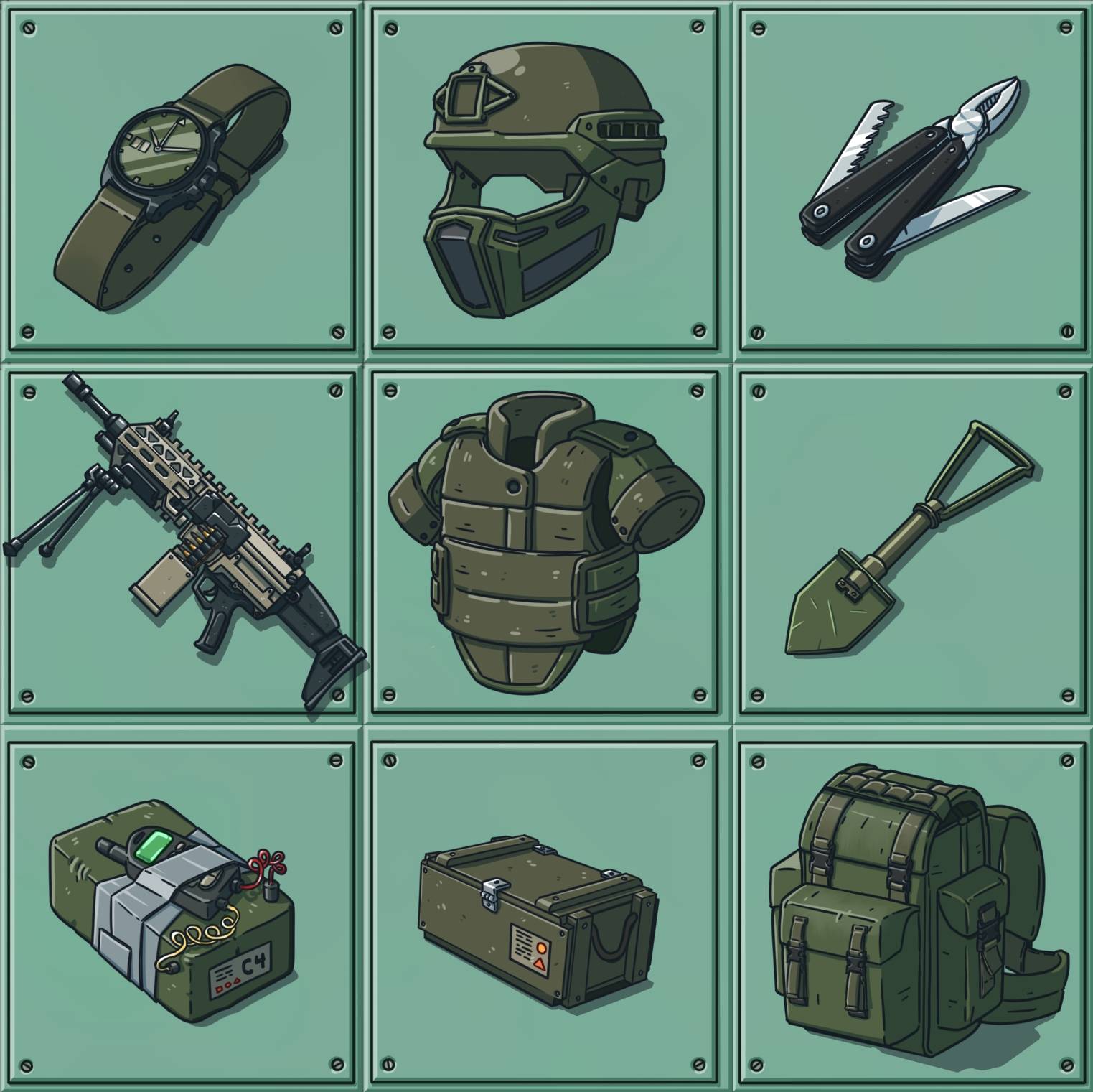 Modern weapons and items part 12 by Fisktak on DeviantArt