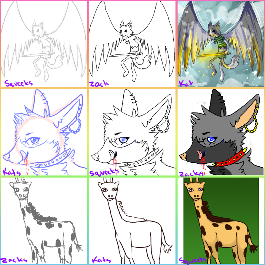 CHUNKY AND LUMPY :)//Artist switch around meme by haklar on DeviantArt