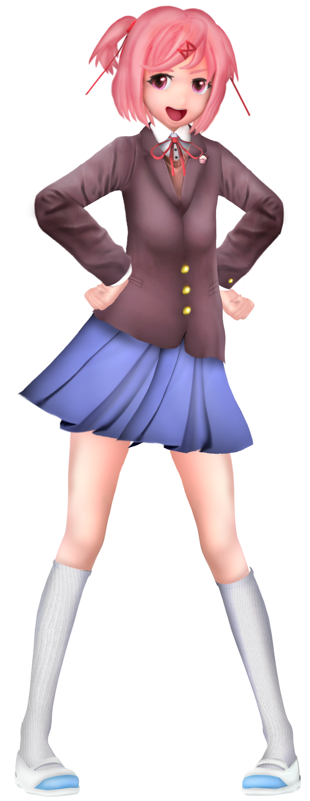 Natsuki Rigs Natsuki (Re-Edit) by SmashSummit on DeviantArt