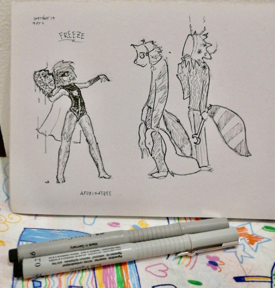 Inktober 2019 #4 Freeze