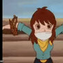 A cute farmgirl gagged GIF 1