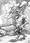 2017 Inktober Monster Challenge 2: Ukobach by Loneanimator