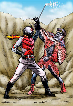 Kamen Rider X vs Starfish Hitler