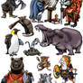 Animal Fantasy Doodles