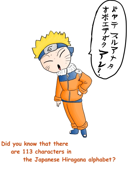 Hiragana Naruto