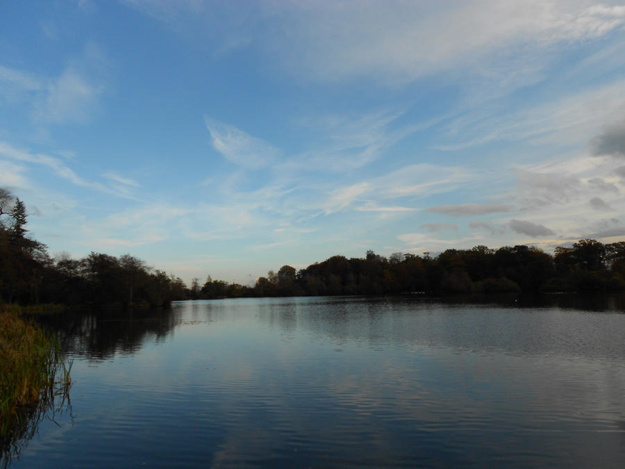 Bolam Lake reflecting the sky2