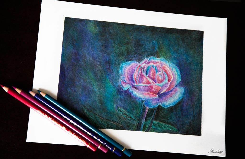 Colored Pencil::Beneath my Thorns