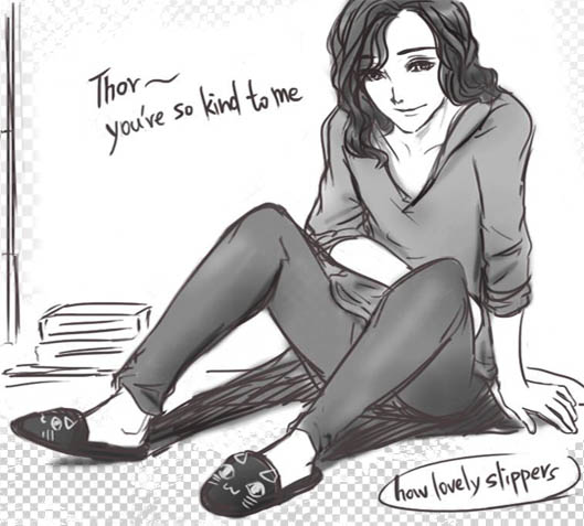 loki's slippers