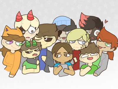 A banner with all my characters :D by F0RK-L0RD on DeviantArt
