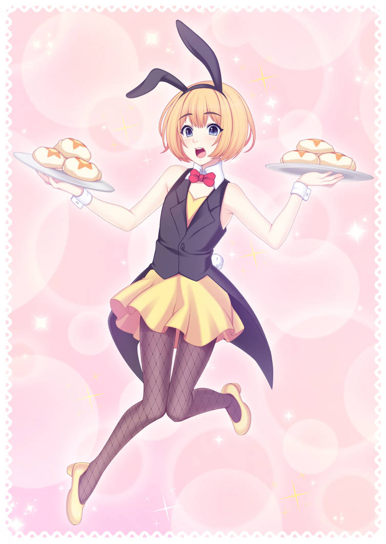 Armin Bunny Suit Aot Junior High - pic-brouhaha