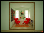 Big Painting in a Room by SiMe-dEs