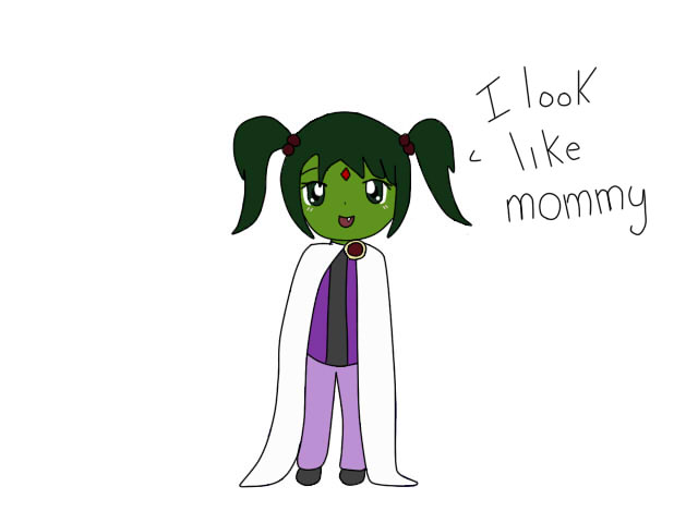 Arella Logan: I look like mommy :3