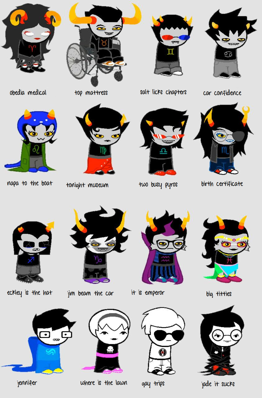 homestuck names.... smh.