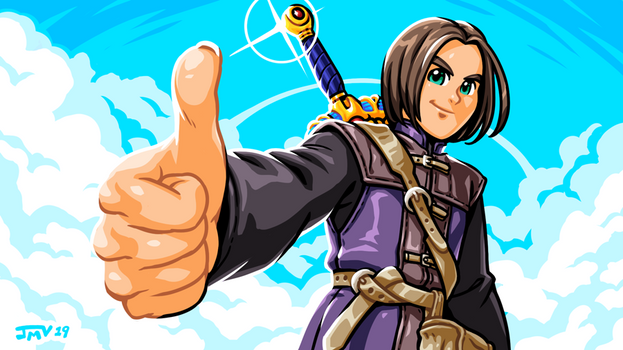 Dragon Quest XI - Hero Thumbs Up