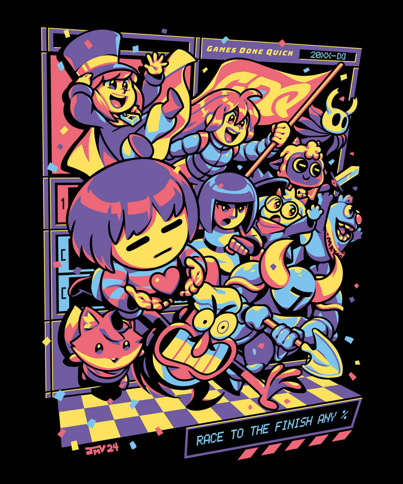 Fast Play Deviantart GAMES DONE QUICK - Race To The Finish by Jmanvelez on DeviantArt