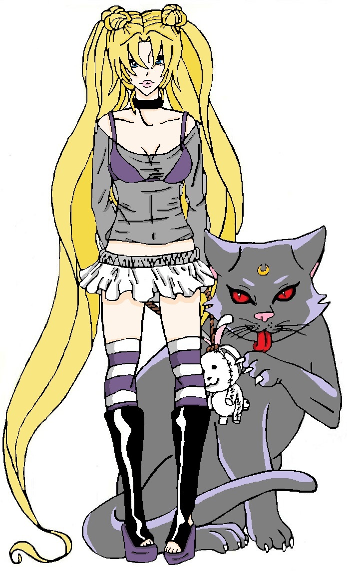 Usagi And Luna recolored