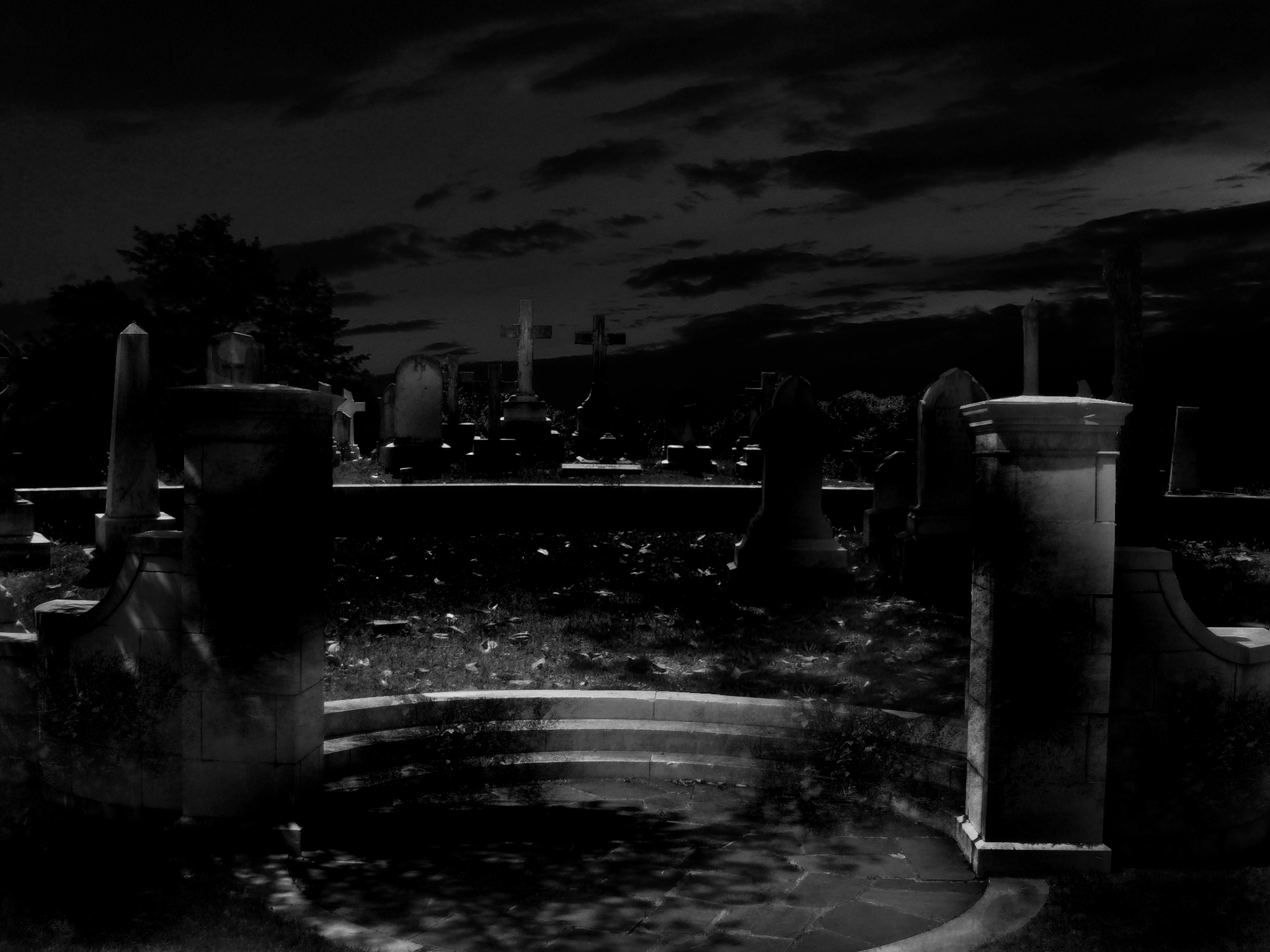 Grave Yard Background 2