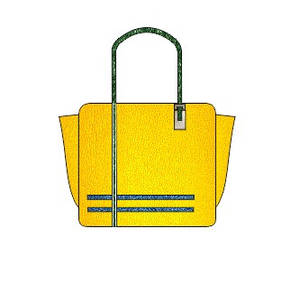 Sunny yellow ladies bag