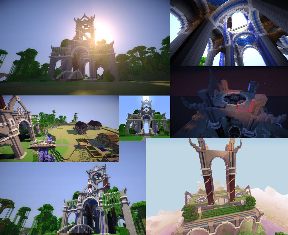 Best Minecraft Spawn Design by FireSkullUA on DeviantArt