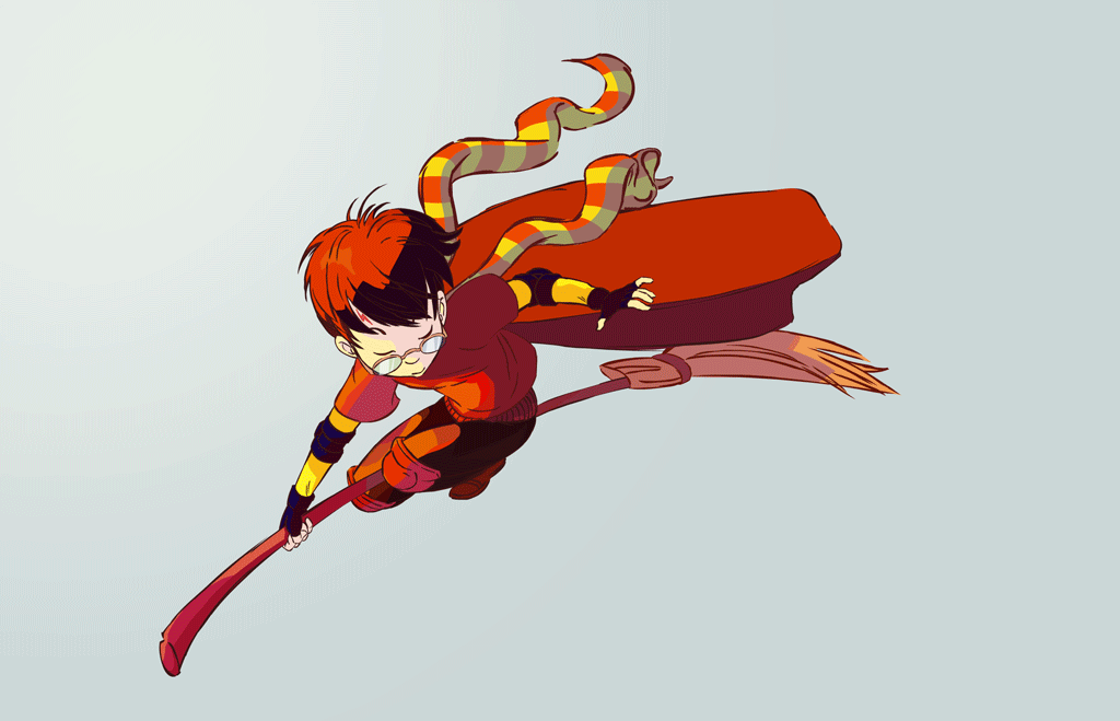 Quidditch Harry animated Gif