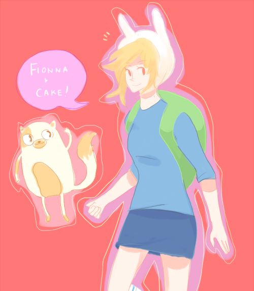 ADVENTURE TIME WITH FIONNA AND CAKE