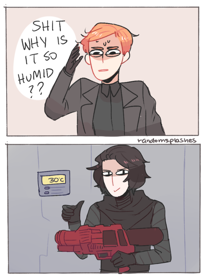 how to ruin hux's hair: a guide by kylo ren