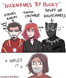 If bucky had to give nicknames