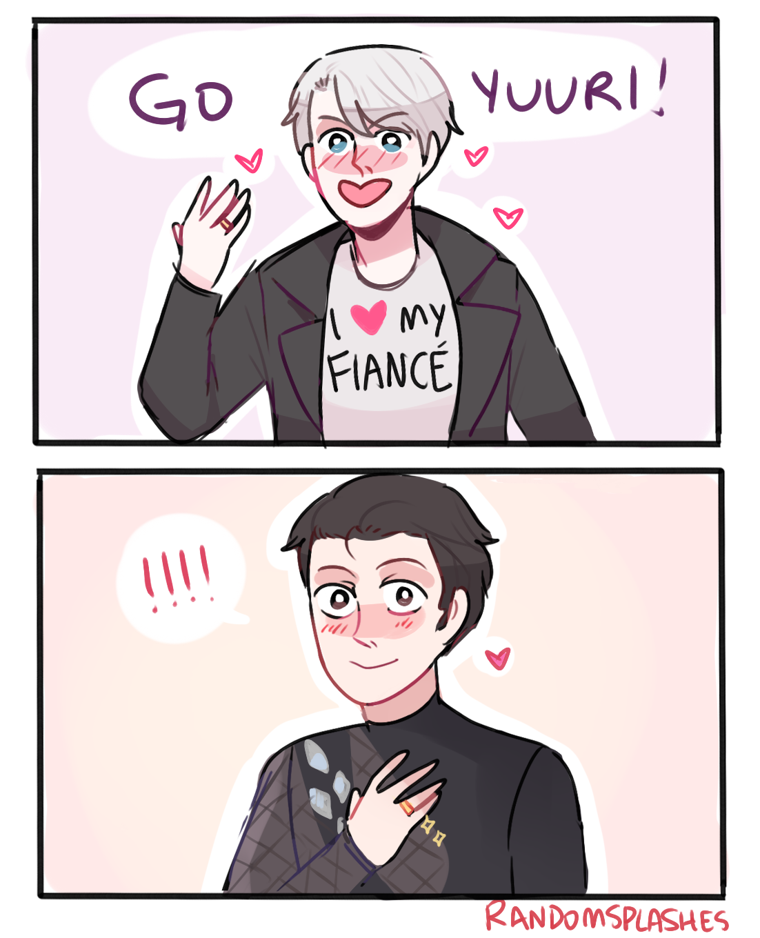 YOI: CHEERING FOR UR FIANCE