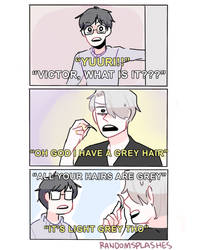 YOI: GREY HAIR