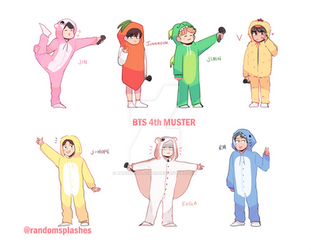 BTS IN ONESIES + CARROTKOOK