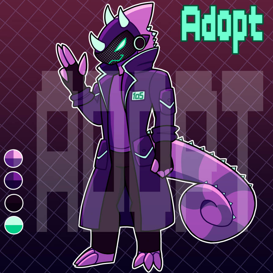 Chameleon Protogen Adopt (CLOSED) by Gabzy46 on DeviantArt