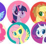 My Little Pony Buttons