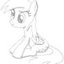 Sitting Derpy [drawed]