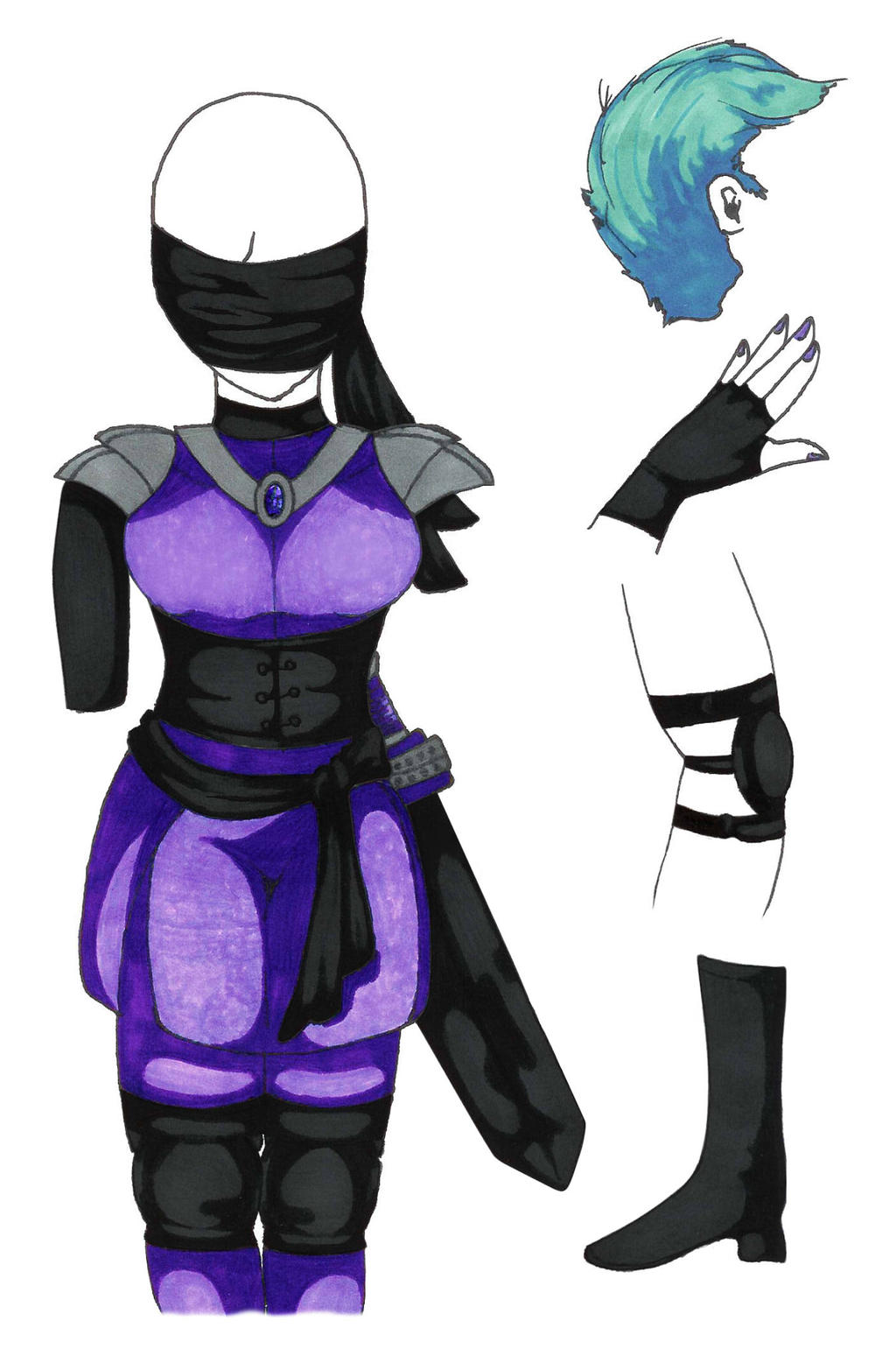 Purple's Ninja Suit by purpleninjaGO on DeviantArt